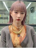 20代30代40代くびれ外ハネボブピンクベージュ