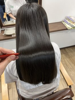 エストレヤ(ESTRELLA)の写真/【町田駅徒歩1分】髪質改善トリートメントとの組み合わせで、あなたの髪を艶感と潤いのある美髪へ♪