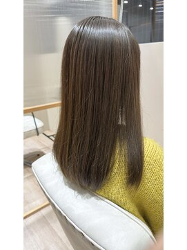 ジーナ 川崎(Zina) 髪質改善*透明感オリーブグレージュ*美髪【Zina高橋】