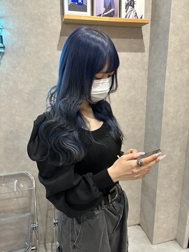 ムード カナザワ(mood kanazawa) ブルー×ブラックエンドカラー