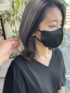 グーフィートーキョー 銀座(Goofy Tokyo) Goofy銀座/逆インナーカラー/グレー/モノトーン/東京