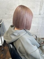 ガルボ ヘアー(garbo hair)&nbsp;ハイトーンベージュカラー高知美容院10代20代