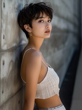 アルトリスト(Altruist Aging×HAIR&SPA) ☆イメチェンピンクベージュアンブレラカラー前髪クールショート