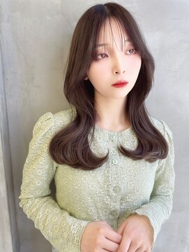 ロンドローズ 名古屋(Lond damaskRose) ブリーチ 学割 オリーブベージュ レイヤーカット リタッチ213