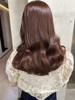 ルノン(LUNON) レッドブラウン/ブリーチなし/髪質改善/暖色系/カシス