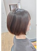 20代/30代/40代/大人ショートボブ/耳かけショート