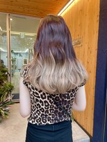 オアシス(oasis)&nbsp;【oasisマミ】ベージュグラデーションカラー/ケアブリーチ