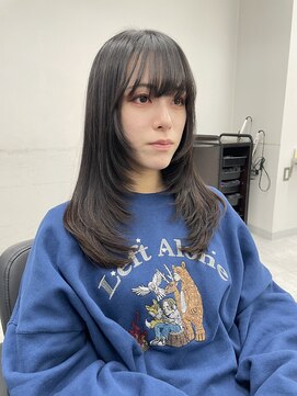 アオアクア バイ グルグル 小岩店(ao akua by GULGUL) レイヤーカット/シャギーレイヤー/顔周りレイヤー