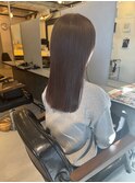 セミロングのワンレングス♪
