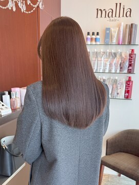 マーリャヘアー(mallia hair) レイヤースタイルレイヤーカットロングレイヤー小顔スタイル
