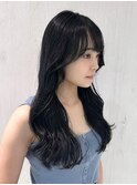 【就活にピッタリ】ブルーブラック×ロングレイヤー