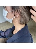 【ナカムラミカ】ミルクティーベージュのイヤリングカラー