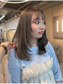 【sida 池村】20代30代グレージュカラーミディアムヘア