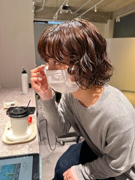 アム(amu) ボブパーマ/パーマボブ/ボブレイヤー/レイヤーボブ/パーマ