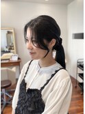 【上品】なポニーテール