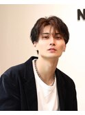 メンズセンター分けラフスタイル♪