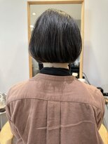 セイドット リー(Say. Ree)&nbsp;Say.ショートボブブルーカラー縮毛矯正ミニボブ黒髪表参道青山