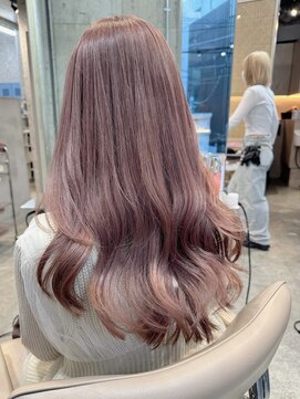 サンク 原宿 表参道(cinq) ミルクティーベージュカラーミルクティーブラウンピンクベージュ