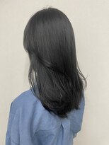 リフトバイマグ 松本駅前店(lift by mag)&nbsp;20代30代40代艶感ストレートアッシュグレージュ透明感ロング