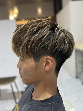 ハーツヘアーズ 五日市店(HEARTS hair's) 2ブロック／ロイドスタイル／フルハイライト