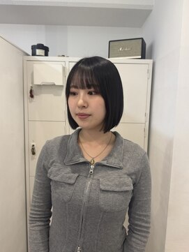 エイチ 梅田(H) マレットヘア外ハネフェイスフレーミング髪型ショートヘアカラー