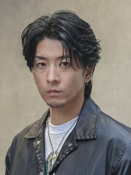 フェザーパーマ/センターパート/フェザーウルフ/眉毛/渋谷