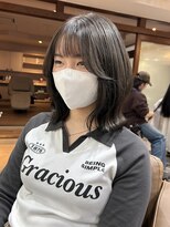 ロアバイチェリーコークウブ(Loa by CHERRY COKE ubu)&nbsp;ショコラグレージュ/顔まわりカット