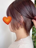 アルファ(Hair Salon alpha)&nbsp;【大人可愛い×艶感】インナーカラー×シアーベージュ