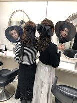 ビューティサロン東京堂&nbsp;お揃いハーフアップ