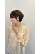 アグ ヘアー ネスト 茨木店(Agu hair nest)&nbsp;大人ショートボブ 20代30代40代ヘア 小顔 大阪クビレ茨木