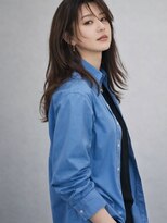 サンク(thank)&nbsp;【ラフさとカジュアル感】大人カジュアル女優ロング