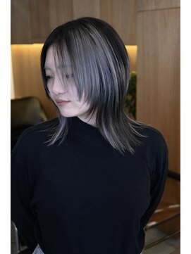 パークホワイト 代官山(PARK White) ボブウルフハッシュカットショートウルフボブ小顔カット