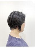 絶壁解消丸みショート