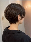 美シルエット◎襟足すっきり/耳掛けショート【長津田/髪質改善】