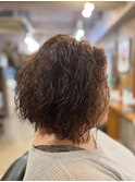 鬼のツイストスパイラルパーマ