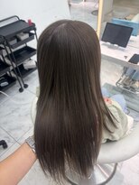 ロンドルピナス 小倉(Lond Lupinus) 縮毛矯正/ワンホンレイヤー/ミルクティーブランド/ダークブルー