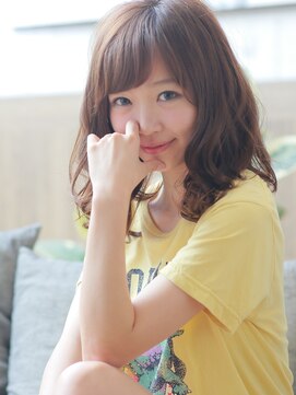 ニュートラル(neutral) 【neutral吉祥寺】 小顔が可愛い無造作ウェーブ☆大人ロブ