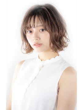 ボサコ(bosaco) シースルーバング☆外ハネボブ　【bosaco】