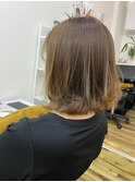 ナチュラルグラデーションのふんわり外ハネボブ　bymisaki