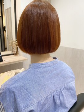 ノース イースト 高円寺店(north east) 【northeast高円寺】ミニボブ/オレンジカラー