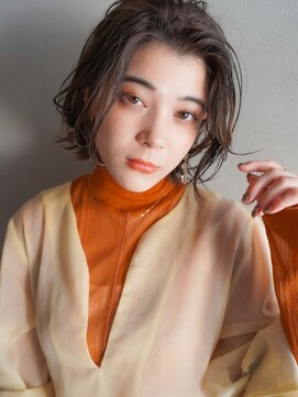 カンナ(Canna) くびれ/Aラインボブ/かきあげ/マロンベージュ/髪質改善/20代30代