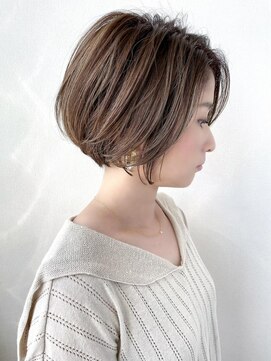 ヘアーアンドスパ フェリーチェ ミチ 野田屋町店(HAIR&SPA felice MICHI) 【felice MICHI島田和也】大人可愛い前下がりショート