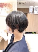 黒髪でも重くならないショートボブ【Ash大泉学園 横山】