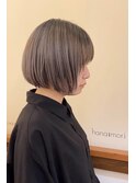 terara★多田羅 ブルーグレージュ前下りボブ