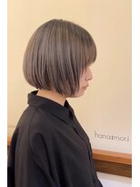 ハナモリ テララ(hanamori terara) terara★多田羅 ブルーグレージュ前下りボブ