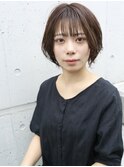 天神【BIRTH】外巻きパーマ×ふわふわショート×ボブ