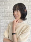 【ALBA塚原】大人女性ミディアムボブウルフ