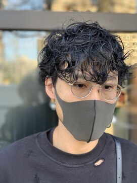 メル(Mel) ☆メンズパーマ☆コンマヘア☆ウェーブ☆黒ガミ☆マッシュ☆