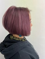 ビス フルール 日暮里店(Vis fleur)&nbsp;前下がりボブ／ピンクカラー[日暮里/日暮里駅]