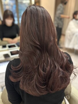 ユニ 表参道(uni) 【YUKI】ラベンダーピンクブラウンカラー